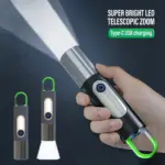 Holiday Hot Offer LED Rechargeable Tactical Laser Flashlight - Image 4