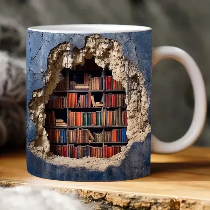 Mug in use