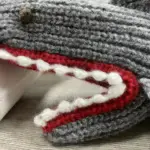 Warm Mittens Knitted Shark Gloves - Image 5