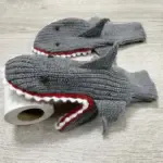 Warm Mittens Knitted Shark Gloves - Image 6
