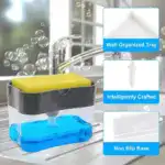 Liquid Soap Dispenser & sponge holder (With Free Sponge) - Image 7