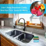 Liquid Soap Dispenser & sponge holder (With Free Sponge) - Image 8