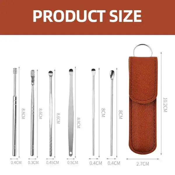 Complete ear cleaning set