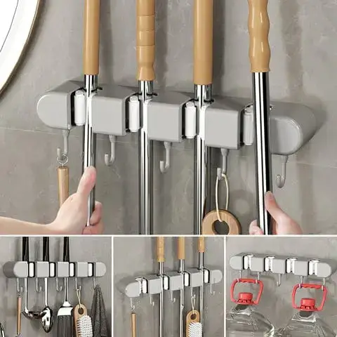 Mop frame in use