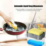 Liquid Soap Dispenser & sponge holder (With Free Sponge)