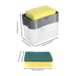 Liquid Soap Dispenser & sponge holder (With Free Sponge) - Image 14