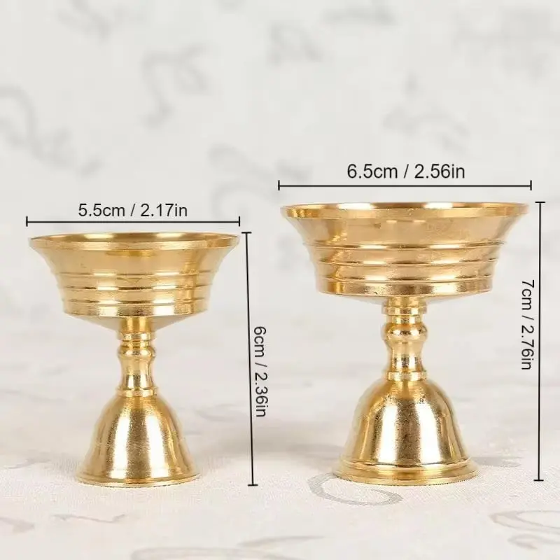 Brass butter lamp