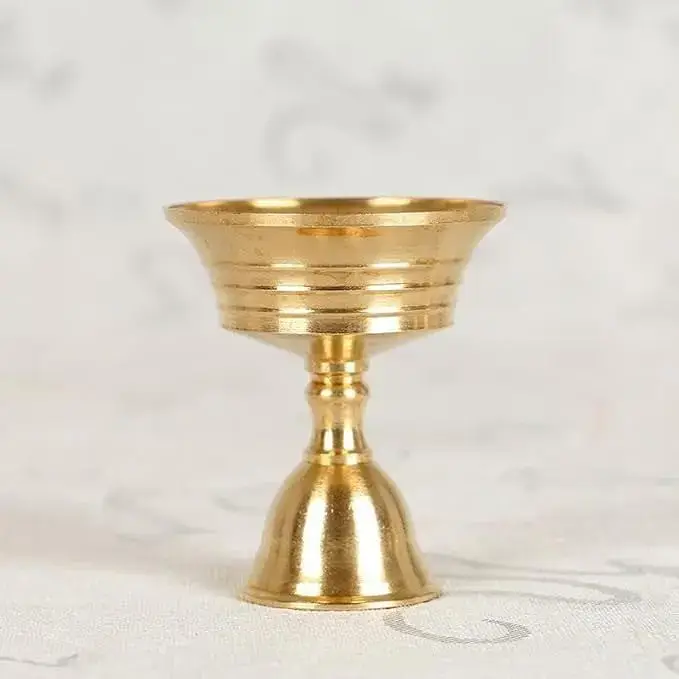 Butter lamp in use