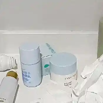 Shower rack in use