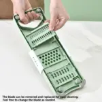 6In1 Stainless Steel Multifunctional Safe Fruit Vegetable Slicer Cutter - Image 8