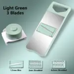 6In1 Stainless Steel Multifunctional Safe Fruit Vegetable Slicer Cutter - Image 9
