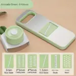 6In1 Stainless Steel Multifunctional Safe Fruit Vegetable Slicer Cutter - Image 11
