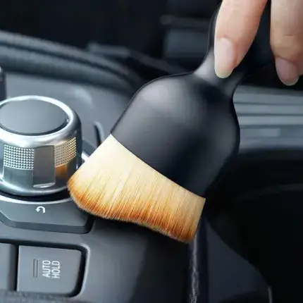 🔥 Multi-Purpose Soft Fur Car Interior Brush – Gently Clean Vents, Dashboards & Dusty Surfaces