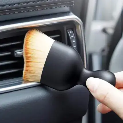 🔥 Multi-Purpose Soft Fur Car Interior Brush – Gently Clean Vents, Dashboards & Dusty Surfaces