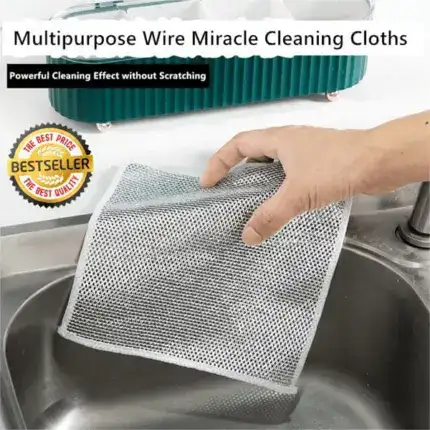 2025 New Multipurpose Wire Miracle Cleaning Cloths