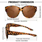 New Oversized Cat Eye Sunglasses Polarized UV400 Protection