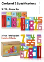 Wooden Number Blocks