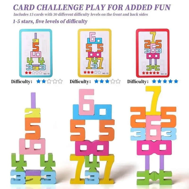 Blocks featuring numbers and symbols